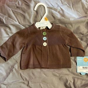 Carter’s Newborn Button Front Sweater